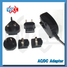 Conmutador de enchufe de pared del fabricante 24v 2.5a adaptador de corriente con enchufe de EE.UU. UE AU BS